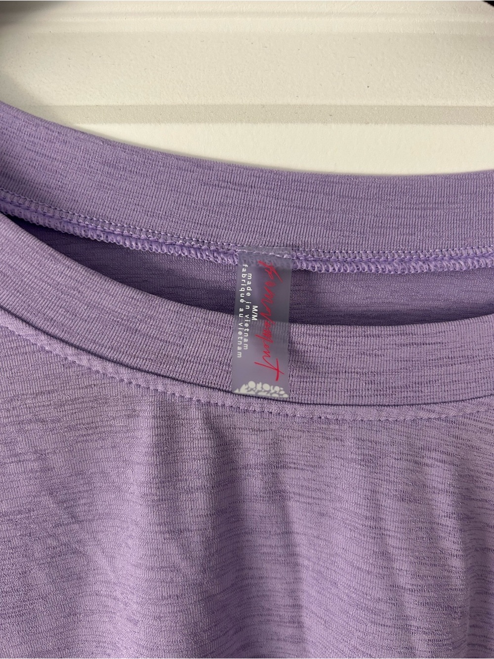 FP Movement by Free People Lavender Layered Long Sleeve Tee - Picture 3 of 5